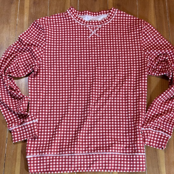 plain jane. Other - Red Checkered Women's Pajama Top
